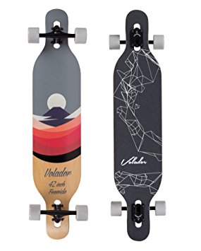 Volador 42inch Freeride Longboard ( Drop Through Camber Deck )