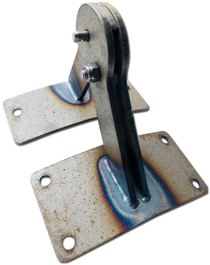 Unknown BBQ Steel Lid Hinge for Weber Smokey Mountain WSM 18.5 or 22.5 - Paintable Steel