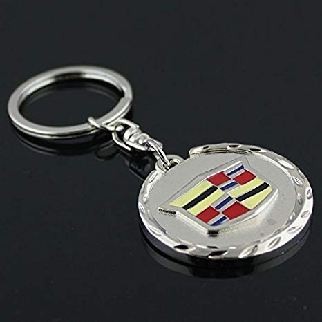 Cadillac 3D Metal Logo Car Key Chain Ring Marked Model Keychain