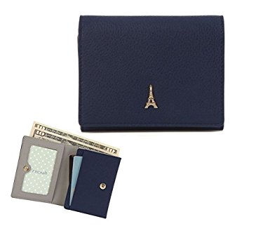 Women's Bifold Small Wallet With ID/Coin Zipper Pocket Purse