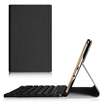 Fintie Blade X1 Samsung Galaxy Tab S 8.4 Keyboard Case Cover - Ultra Slim Smart Shell Light Weight Stand with Magnetically Detachable Wireless Bluetooth Keyboard, Black