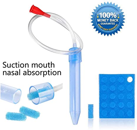 Medical Grade Baby Nasal Aspirator by Bloom Baby Care. Safe, Easy, Washable Newborn Nose Cleaner. Effective Nose Congestion Relief for Your Baby. FDA Approved and BPA Free Snot Sucker. Money Back Guarantee
