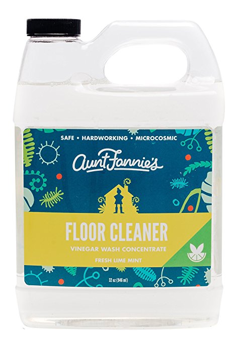 Aunt Fannies Vinegar Wash Floor Cleaner Mint, 32 oz