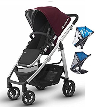 Uppababy Cruz 2017 Stroller with Rain Shield & Bug Shield (Dennison)