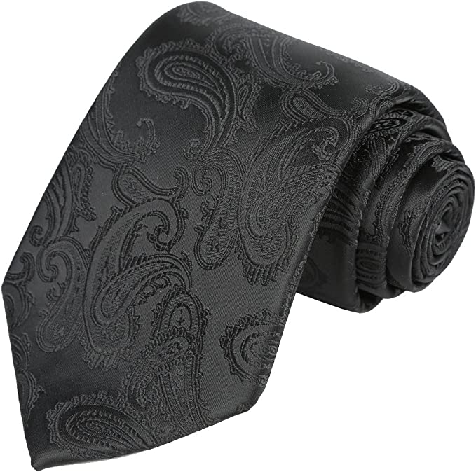 KissTies Mens Necktie Paisley Tie   Gift Box