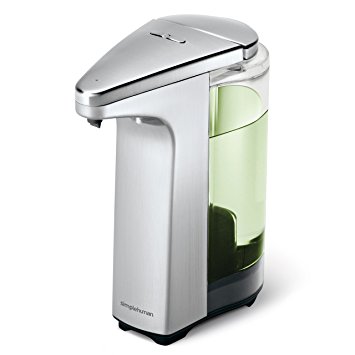 simplehuman 8 oz. Sensor Pump with Soap Sample, Brushed Nickel