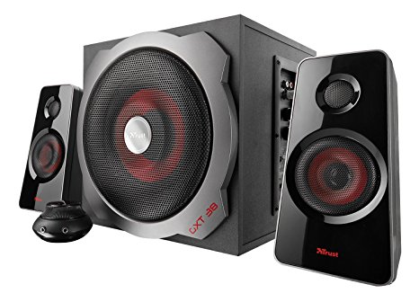 Trust Gaming GXT 38 120 Watts 2.1 Gaming Speakers with Subwoofer for PC, Xbox 360 & PlayStation 3