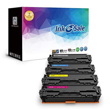 INK E-SALE Replacement for HP MFP M276NW M251NW 131A 131X CF210A CF210X CF211A CF212A CF213A Toner Cartridge for HP LaserJet Pro 200 color M251 MFP M276 Canon ImageCLASS MF8280Cw LBP7110Cw 4 Pack