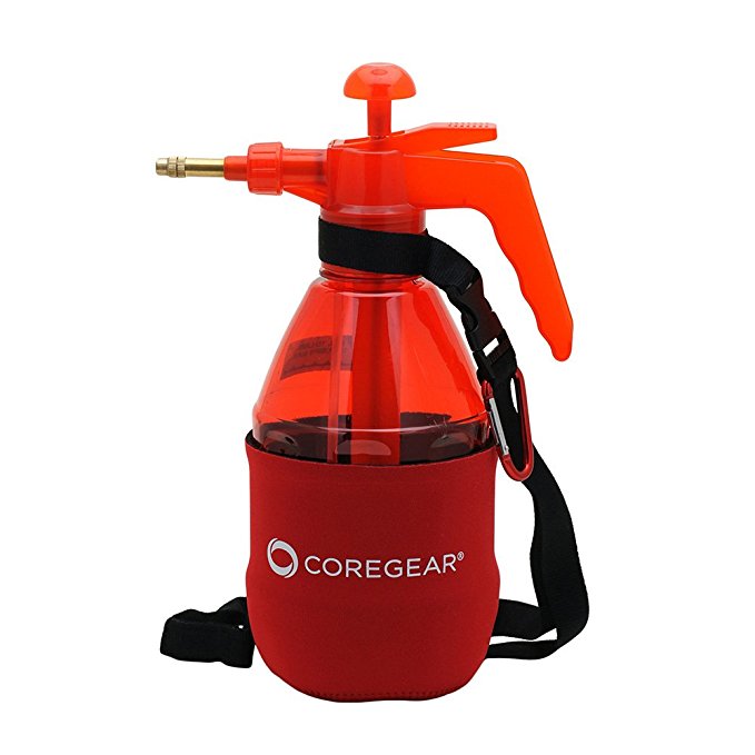 CoreGear (ULTRA COOL) USA Misters 1.5 Liter Personal Water Mister Pump Spray Bottle With Insulated Neoprene Cool Sleeve
