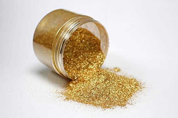 42g/1.5oz LUX Gold Mica Powder Pigment (Epoxy,Resin,Soap,Plastidip) BLACK DIAMOND PIGMENTS