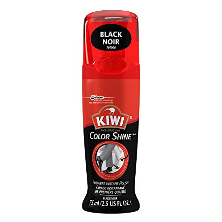KIWI Color Shine Premium Instant Polish, Black - 75ml