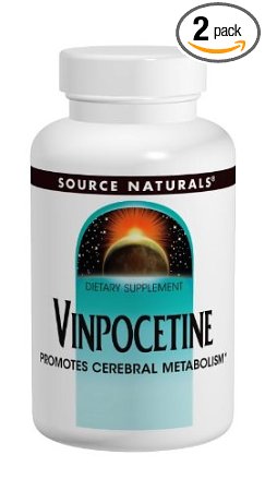 Source Naturals Vinpocetine 10mg 120 Tablets Pack of 2