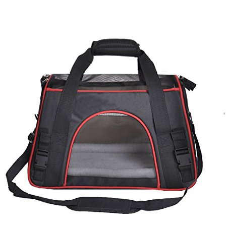 Soyan Soft Side Pet Carrier for Cats and Small Dogs, Comes with Shoulder Strap