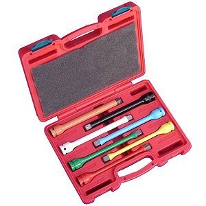 Anytime Tools 7 pc 1/2" TORQUE Extension Stick (Bar) w/Case Wide Range