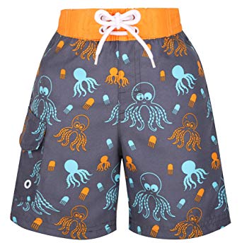 Lullaby Toddler Kids Boys Fast Drying Summer Swim Trunks Surf Board Shorts