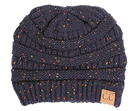 Funky Junque FunkyJunque C.C Confetti Knit Beanie - Thick Soft Warm Winter Hat - Unisex
