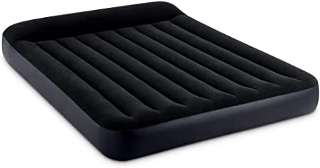 Intex Dura Beam Standard Pillow Rest Classic Airbed with Internal Pump, Queen