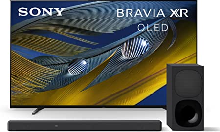 Sony A80J 65 Inch TV: BRAVIA XR OLED 4K Ultra HD Smart Google TV w/Dolby Vision HDR & Alexa Compatibility XR65A80J- 2021 Model   Sony HT-G700: 3.1CH Dolby Atmos/DTS:X Soundbar w/Bluetooth Technology