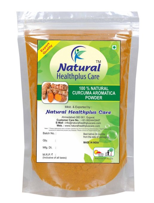 100% Natural Turmeric Rhizome (CURCUMA AROMATICA) Powder for YOUNGER LOOKING SKIN NATURALLY by Natural Healthplus Care (1/2 lb / 8 ounces / 227 g)