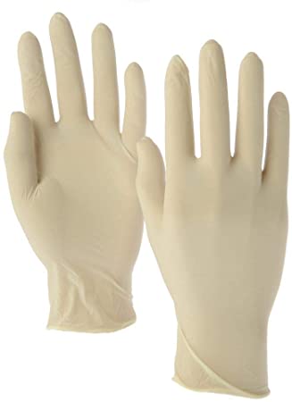 Disposable Latex Gloves Powder Free Size Medium 100 Per Case
