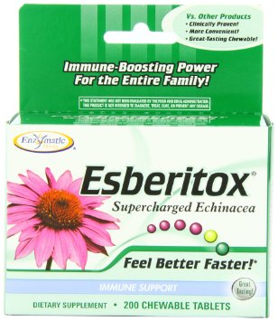 Enzymatic Therapy Esberitox Chewables 200 Tablets
