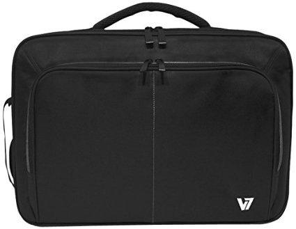 V7 16 Vantage 2  Shock and Water Resistant Frontloading Notebook Bag For Dell ASUS HP Acer Toshiba Apple Lenovo notebooks and laptops CCV21-9N Black