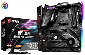 MSI Performance Gaming AMD Ryzen 2nd/3rd Gen X570 AM4 DDR4 HDMI PCIe 4 M.2 USB 3.1 CFX WiFi 6 Board Graphics ATX Motherboard