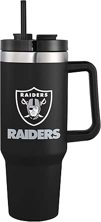 FOCO NFL unisex-adult NFL Team Logo Insulated Travel Mug 40oz XL Tumbler