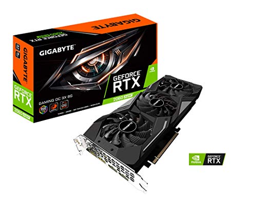 GIGABYTE GeForce RTX 2060 Super Gaming OC 8G Graphics Card, 3X WINDFORCE Fans, 8GB 256-Bit GDDR6, GV-N206SGAMING OC-8GD Video Card