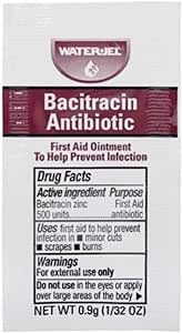 Waterjel Bacitracin Antibiotic Ointment Box of 25