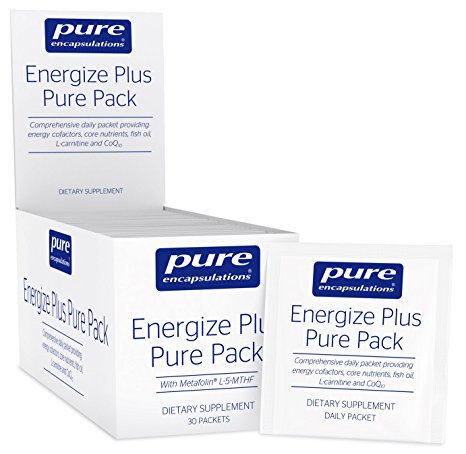 Pure Encapsulations - Energize Plus Pure Pack - Dietary Supplement for Cellular Energy Production and Nutrient Metabolism* - 30 Packets