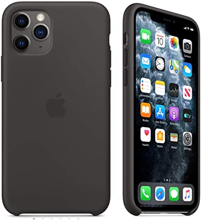 Maycase Compatible for iPhone 11 Pro Case, Liquid Silicone Case Compatible with iPhone 11 Pro (2019) 5.8 inch (Black)