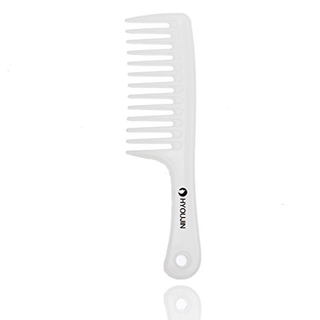 HYOUJIN Wide Tooth Comb Detangling Hair Brush,Paddle Hair Comb,Care Handgrip Comb-Best Styling Comb for Long,Wet or Curly Reduce Hair Loss and Dandruff&Headache-Minimal breakages