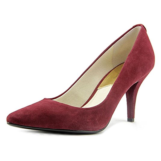 Michael Kors Flex Merlot Suede Mid Pump Women Size 5.5 M