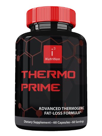 Thermo Prime by i3 Nutrition 9679 Best Thermogenic Fat Burner Supplement 9679 Rapid Weight Loss 9679 Enhanced Mental Clarity 9679 Nootropic Advanced Focus 9679 Fat Loss Formulation for Men and Women 9679 60 Count