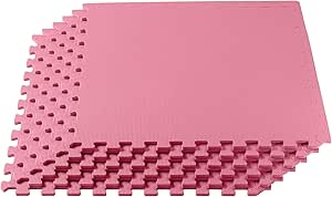 We Sell Mats 1/2 Inch Thickness Multipurpose EVA Foam Floor Tiles, Interlocking Floor Mat for Indoor Gym and Home Use