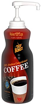 Top Roast Coffee Concentrate, Colombian, 15.2oz Pump Bottle (100 servings)
