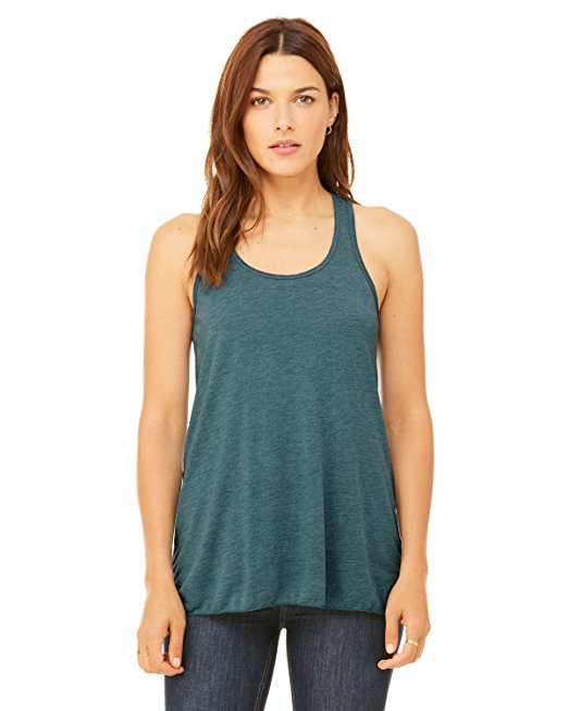 Bella Ladies Flowy Racerback Tank