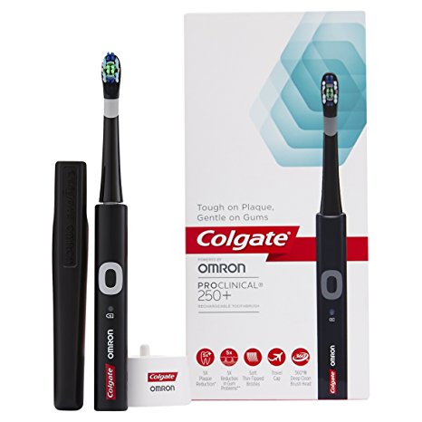 Colgate ProClinical 250 Black Rechargeable Electric Toothbrush