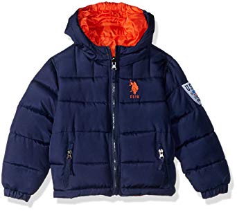 U.S. Polo Assn. Boys' Reversible Bubble Jacket