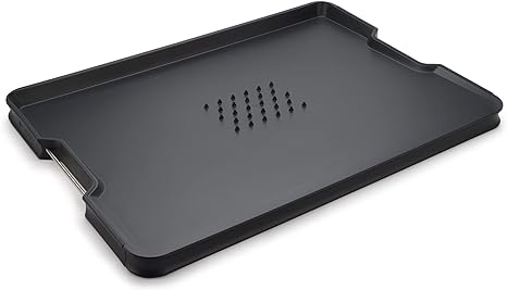 Joseph Joseph Cut&Carve Plus Multi-function Chopping Board (Extra Large) - Black