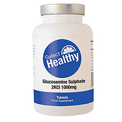 Select Healthy Glucosamine Sulphate 2KCL 1000mg 360 Tablets UK Sourced Free UK Delivery
