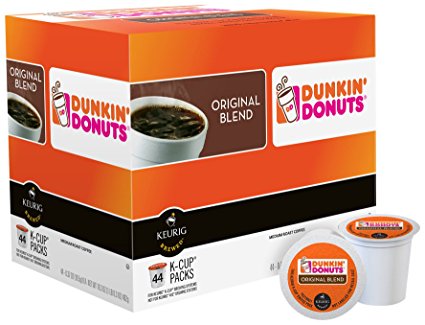 Dunkin Donuts Original Blend K-Cup Pods 44 Count