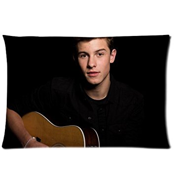 Green-Store Custom Shawn Mendes Home Decorative Pillowcase Pillow Case Cover 20*30 Two Sides Print
