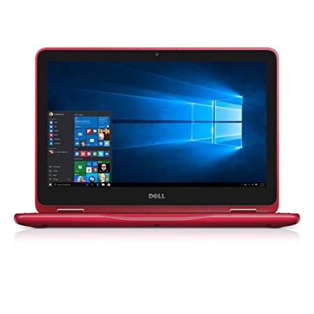 Dell i3169-0011RED 11.6" HD 2-in-1 Laptop (Intel Core m3 6Y30 0.9GHz Processor, 4 GB DDR3L SDRAM, 500 GB HDD, Windows 10) Tango Red