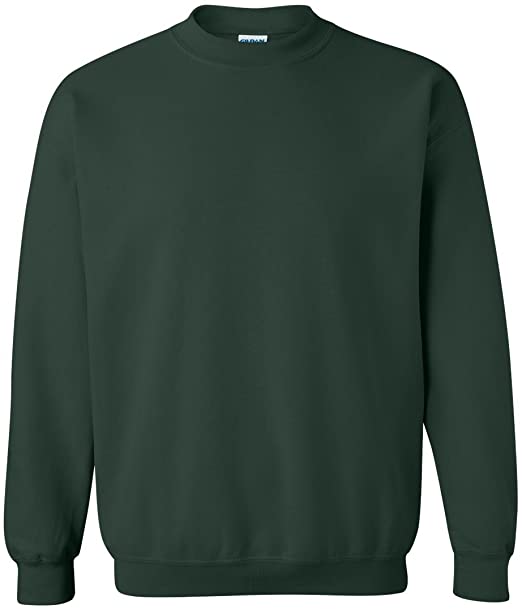 Gildan Men's Heavy Blend Crewneck Sweatshirt - Small - Forest Green