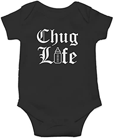 AW Fashions Chug Life - Parody Cute Novelty Funny Infant One-piece Baby Bodysuit