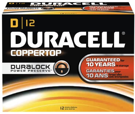 Duracell Coppertop D 12 Pack MN1300