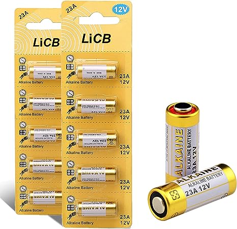 LiCB 10PCS 23A A23 12V Alkaline Battery