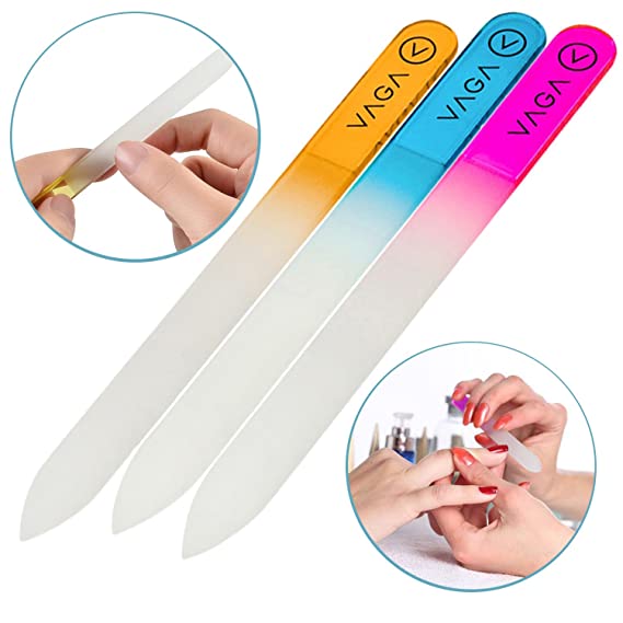 Cheeky Crystal Nail Files, Set of 3 (Sun, Pink Panther and Ocean Breeze)